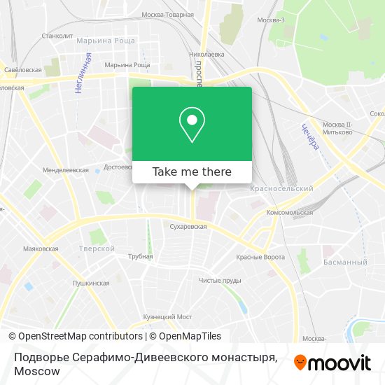 Подворье Серафимо-Дивеевского монастыря map