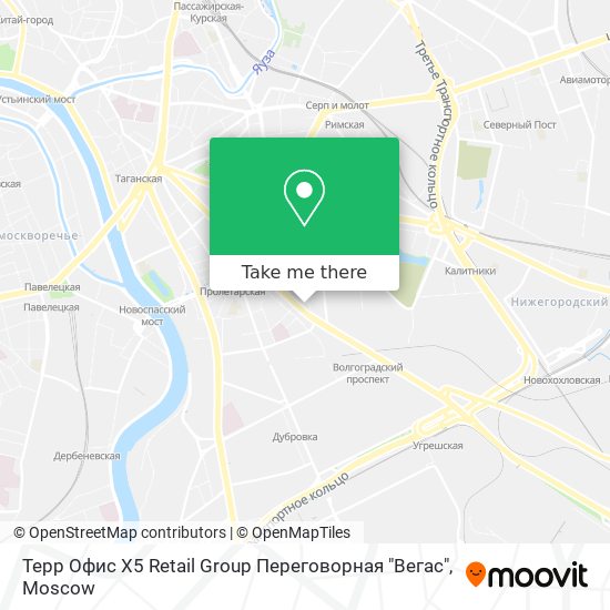 Терр Офис X5 Retail Group Переговорная "Вегас" map