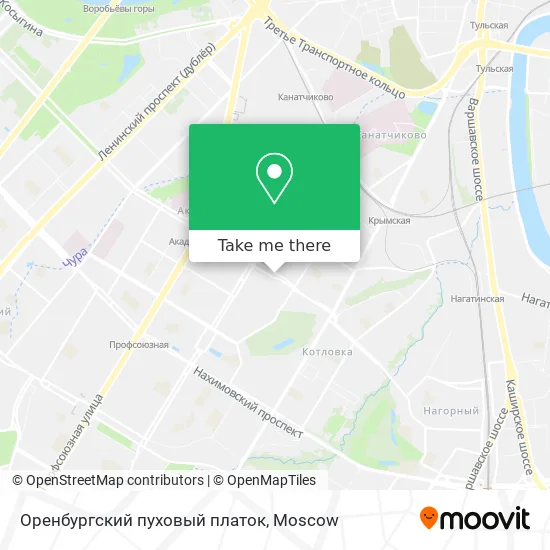 Оренбургский пуховый платок map