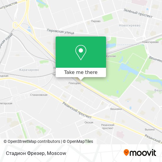 Стадион Фрезер map