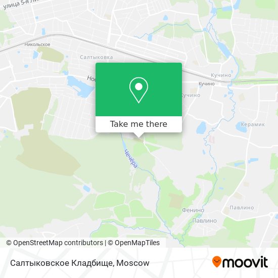 Салтыковское Кладбище map