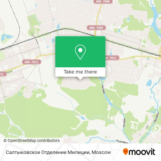 Салтыковское Отделение Милиции map