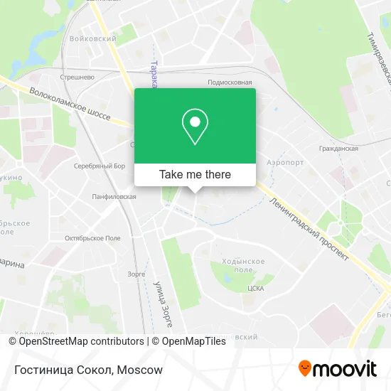 Гостиница Сокол map