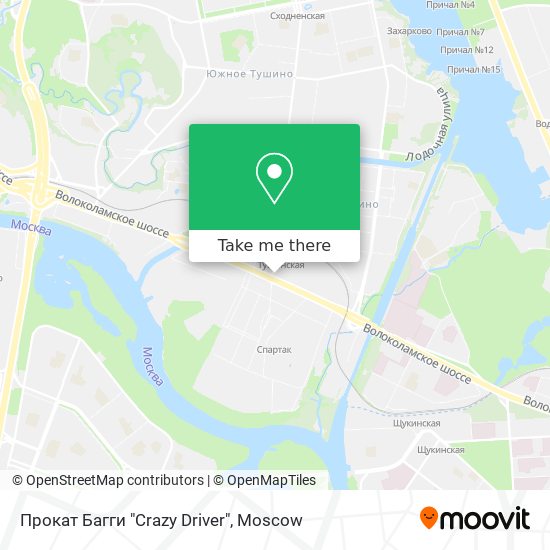 Прокат Багги "Crazy Driver" map