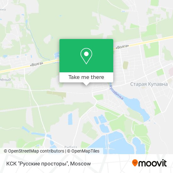 КСК "Русские просторы" map