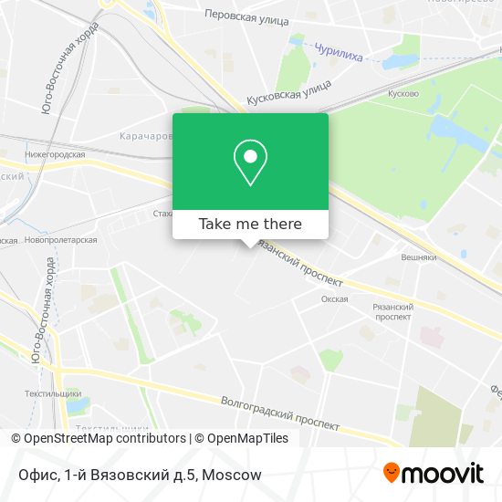 Офис, 1-й Вязовский д.5 map