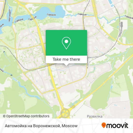 Автомойка на Воронежской map