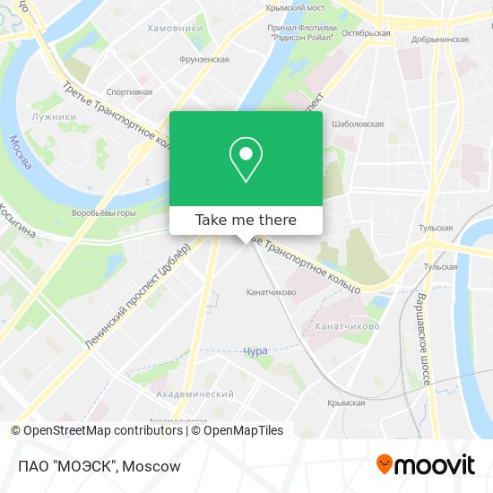 ПАО "МОЭСК" map