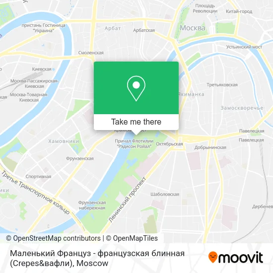 Маленький Француз - французская блинная (Crepes&вафли) map
