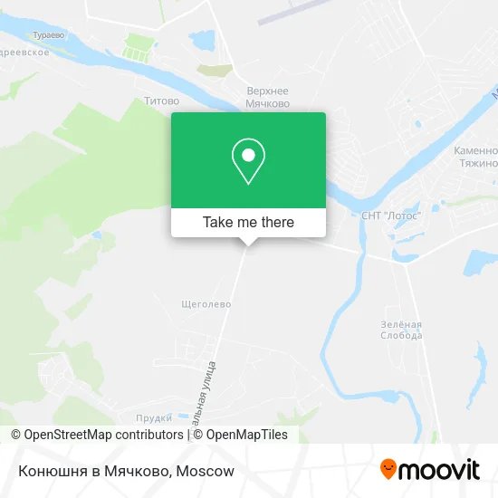Конюшня в Мячково map