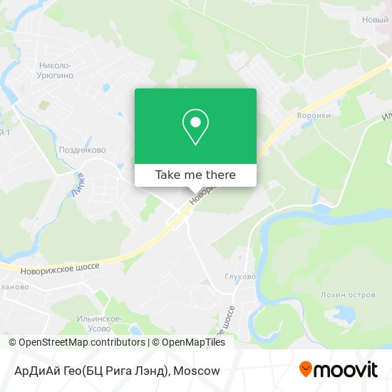 АрДиАй Гео(БЦ Рига Лэнд) map