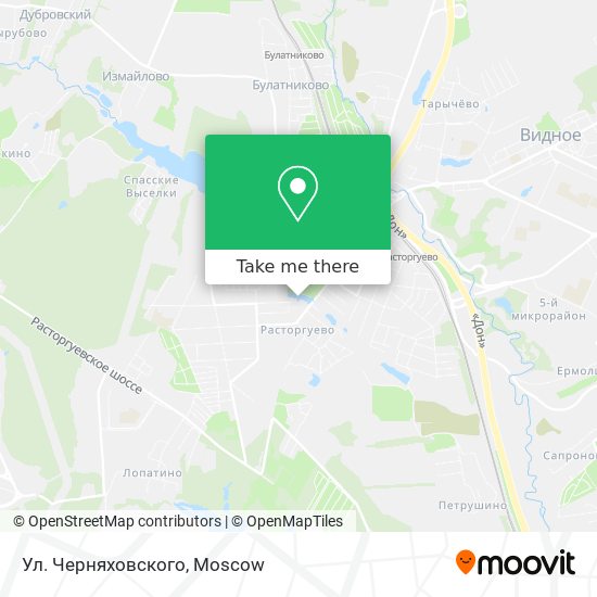 Ул. Черняховского map