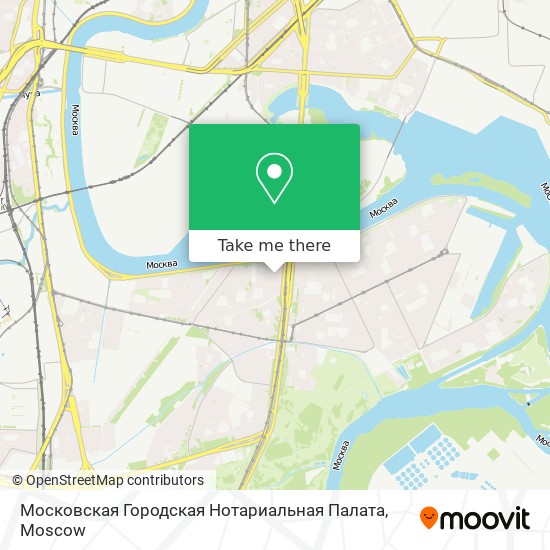 Московская Городская Нотариальная Палата map