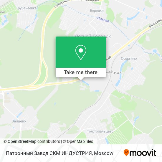 Патронный Завод СКМ ИНДУСТРИЯ map