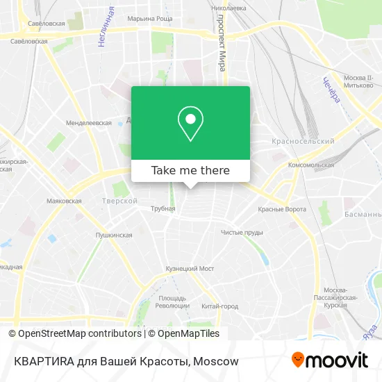 КВАРТИRА для Вашей Красоты map