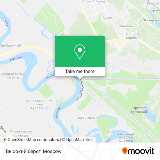 Высокий берег map