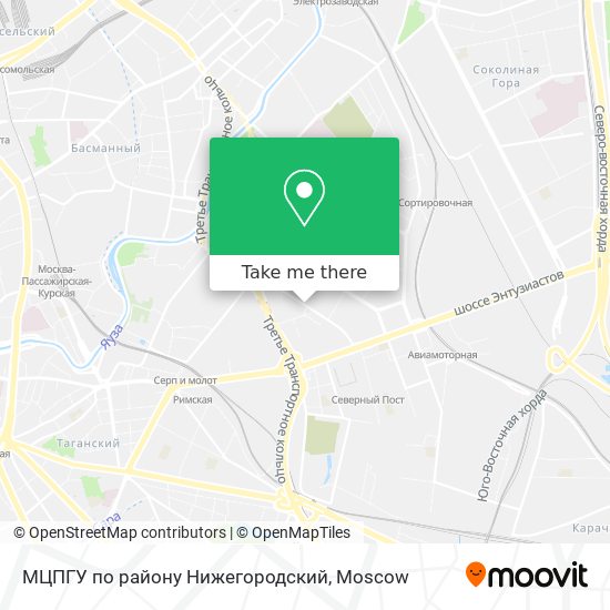 МЦПГУ по району Нижегородский map