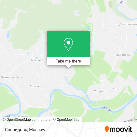 Сновидово map