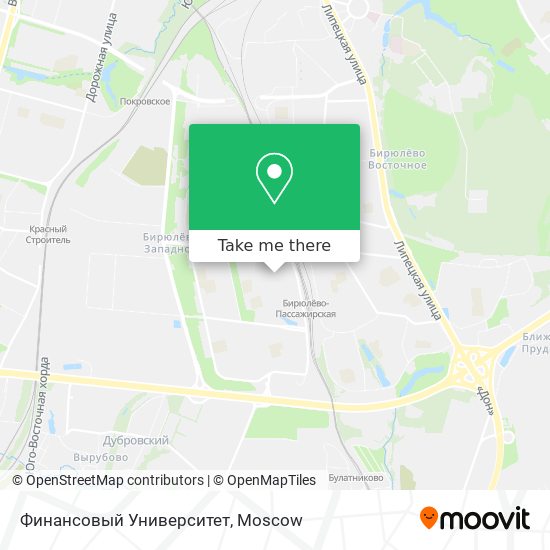 Финансовый Университет map