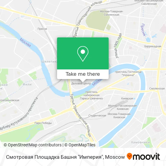 Смотровая Площадка Башня "Империя" map