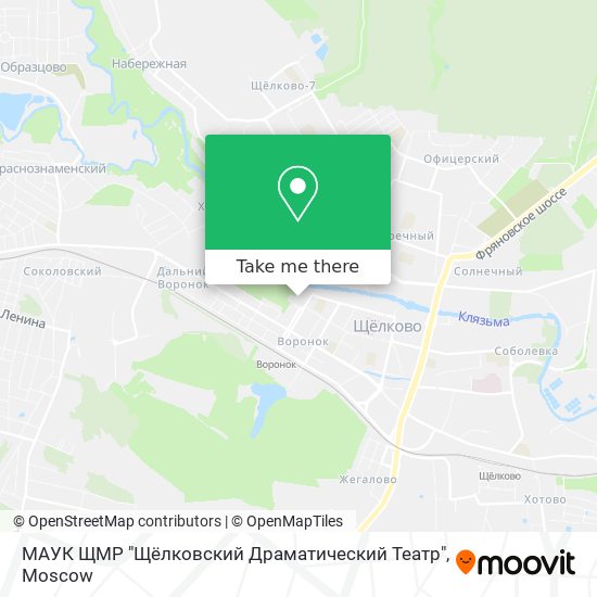 МАУК ЩМР "Щёлковский Драматический Театр" map