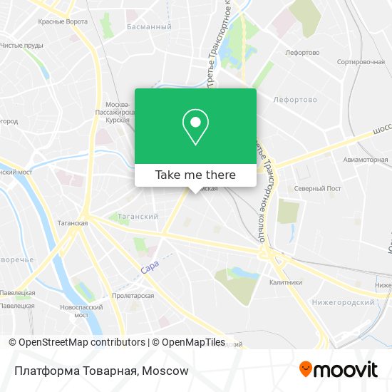 Платформа Товарная map