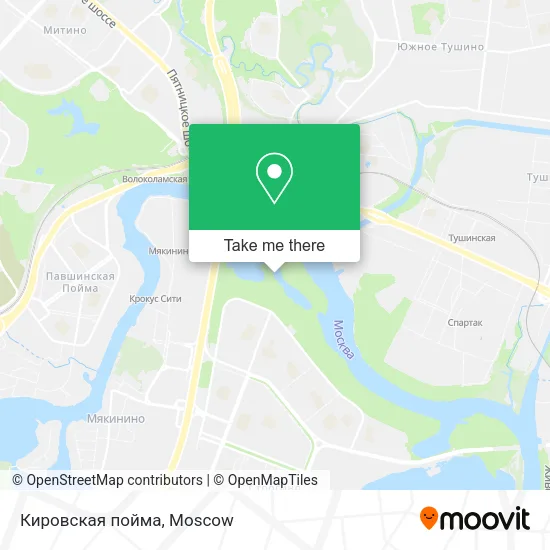 Кировская пойма map