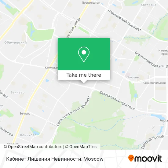 Кабинет Лишения Невинности map
