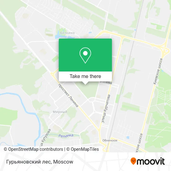 Гурьяновский лес map