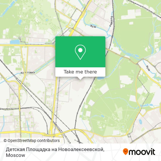 Детская Площадка на Новоалексеевской map