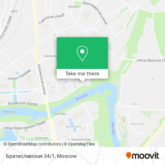 Братиславская 34/1 map