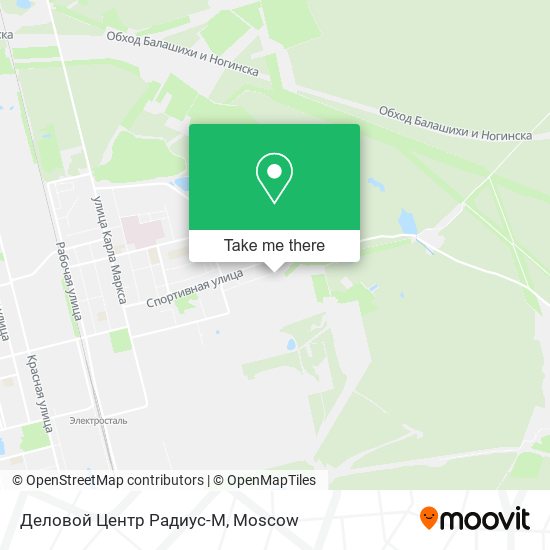 Деловой Центр Радиус-М map