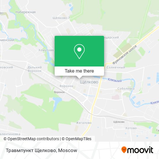Травмпункт Щелково map