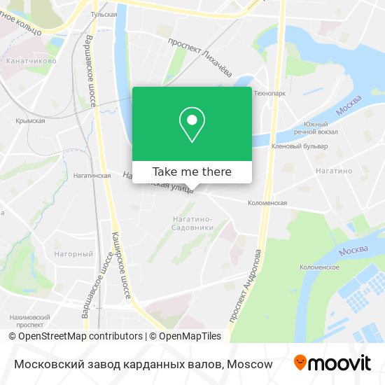 Московский завод карданных валов map