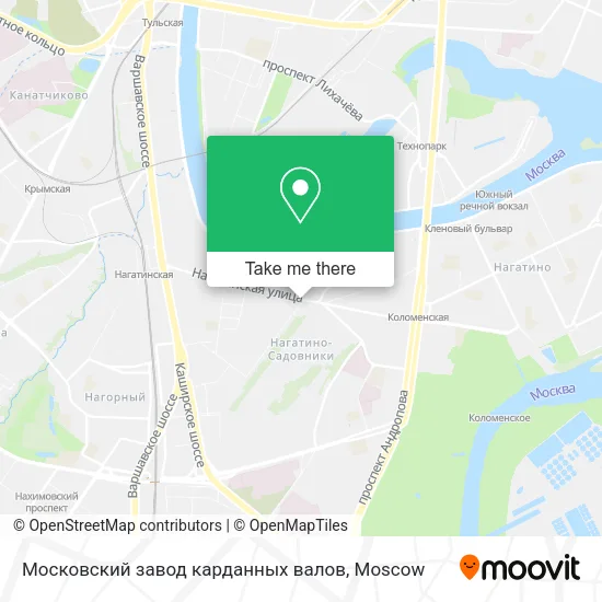 Московский завод карданных валов map