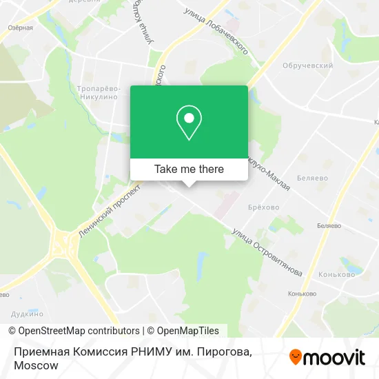 Приемная Комиссия РНИМУ им. Пирогова map