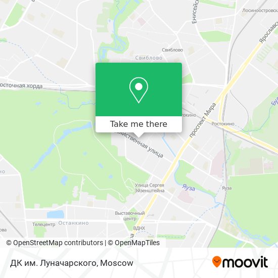 ДК им. Луначарского map