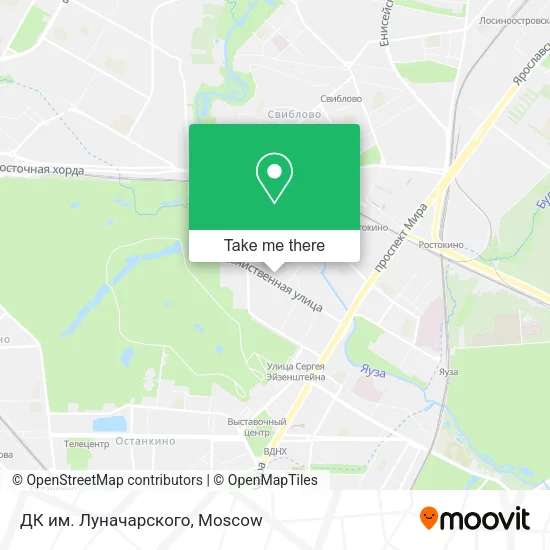 ДК им. Луначарского map