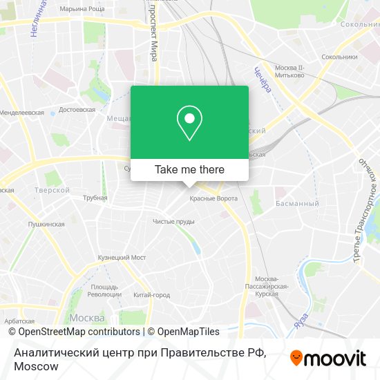 Аналитический центр при Правительстве РФ map