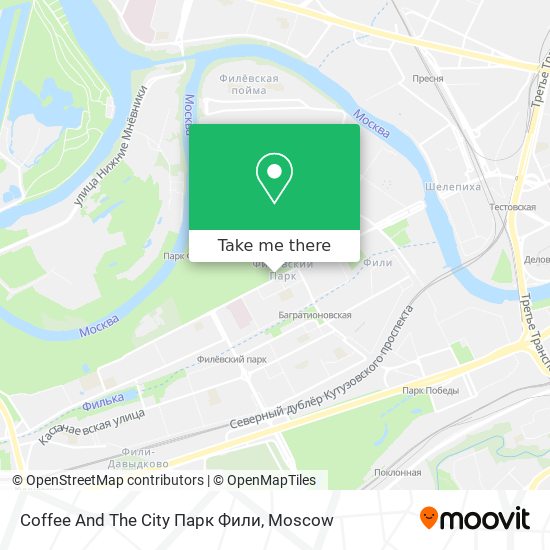 Coffee And The City Парк Фили map