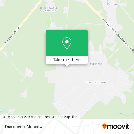 Глаголево map