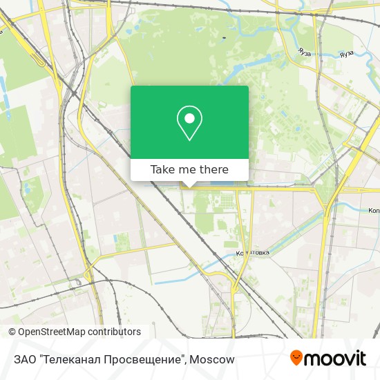 ЗАО "Телеканал Просвещение" map