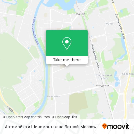 Автомойка и Шиномонтаж на Летной map