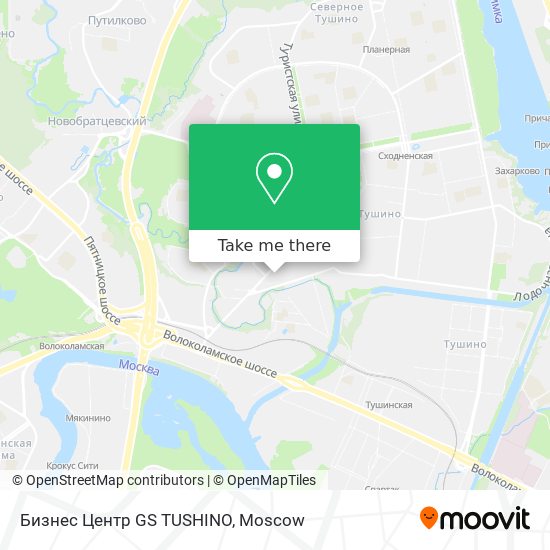 Бизнес Центр GS TUSHINO map