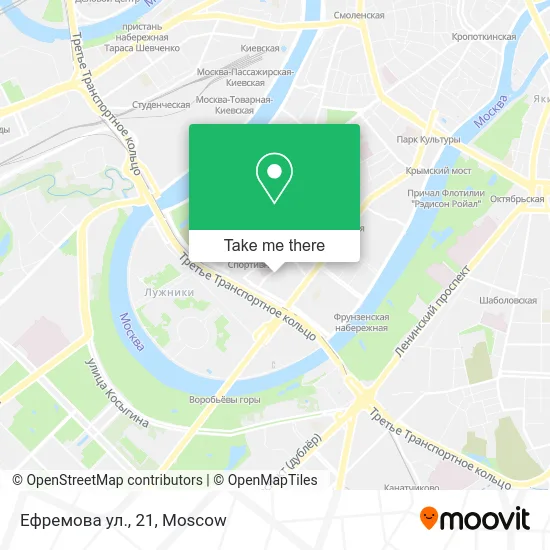 Ефремова ул., 21 map