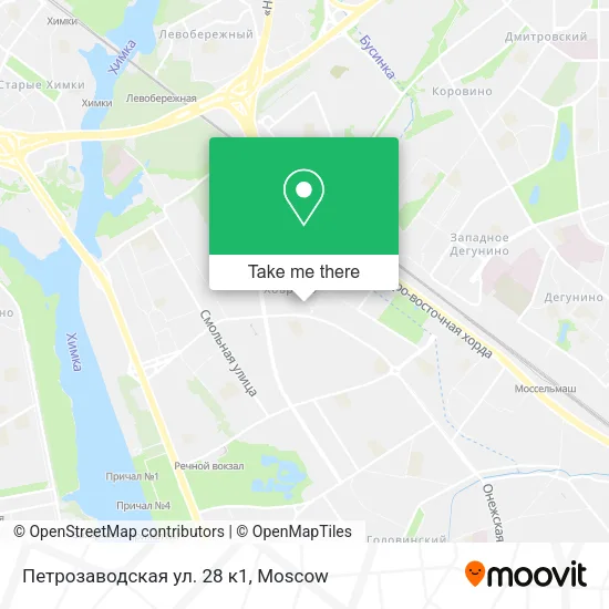 Петрозаводская ул. 28 к1 map