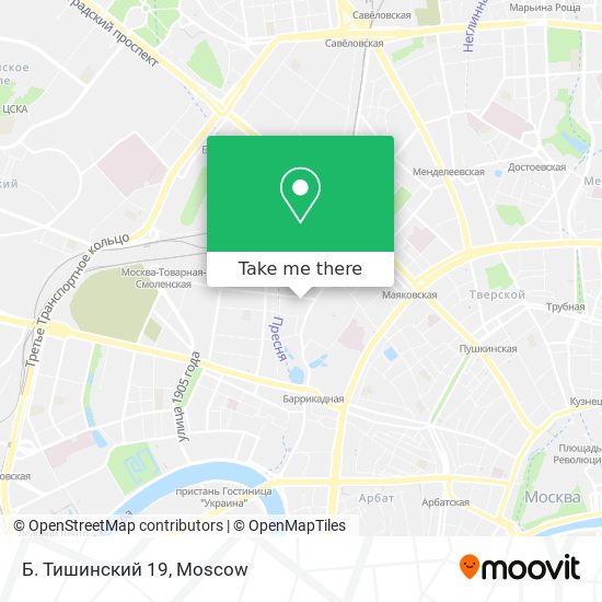 Б. Тишинский 19 map
