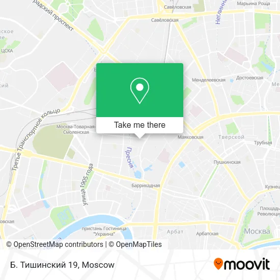 Б. Тишинский 19 map