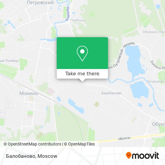 Балобаново map