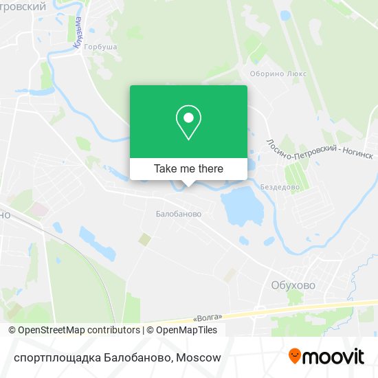 спортплощадка Балобаново map